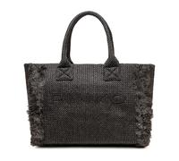 Pinko - Beach Shopper Rafia - Femme - Sacs - Noir - Taille: ONE Size