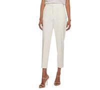 Pinko - Bello Cigarette-Fit Pantalons - Femme - Pantalons - Blanc - Taille: 42 FR