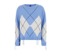 Pinko - Berna Sweater - Femme - Pulls - Bleu - Taille: 34 FR