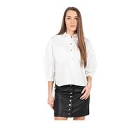 Pinko - Blouse Ample Boutonnée - Femme - Blouses et Chemises - Blanc - Taille: 40 FR