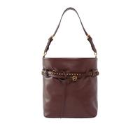 Pinko - Borsa a secchiello in pelle - Femme - Sacs - Brun - Taille: ONE Size