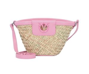 PINKO Borsa naturale-rosa-block color TAS010599