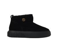 Pinko - Baskets Mid Noir Daim Fourrure - Femme - Chaussures - Noir - Taille: 36 EU
