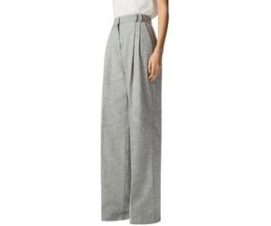 Pinko - Brescello Pantalone Fiammato - Femme - Pantalons - Gris - Taille: 40 FR