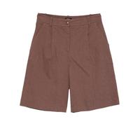 Pinko - Bryana Bermuda Lino Stretch - Femme - Shorts - Brun - Taille: 38 FR
