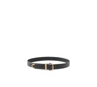 Pinko - Buckled Leather Belt - Femme - Accessoires - Noir - Taille: L