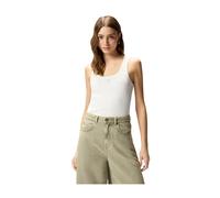 Pinko - Calcolatore Tank Top - Femme - Tops - Blanc - Taille: 36 FR