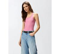 Pinko Calculatrice cotelee ss26 BIANCO-BIANCANEVE (Z05) M