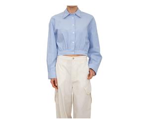 Pinko - Camicia Azzurro - Femme - Blouses et Chemises - Bleu - Taille: 38 FR