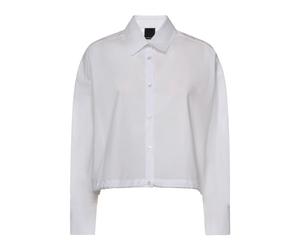 Pinko - Camicia in popeline - Femme - Blouses et Chemises - Blanc - Taille: 38 FR