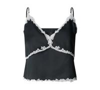 Pinko - Canazei Top Twill Fluido - Femme - Tops - Noir - Taille: 36 FR