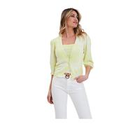 Pinko - Cardigan Tricot Confortable - Femme - Pulls - Blanc - Taille: 38 FR