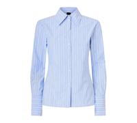 Pinko - Cathleen Camicia Popeline Jacq - Femme - Blouses et Chemises - Bleu - Taille: 42 FR