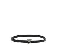 Pinko Ceinture en cuir Love Berry 95 cm Gris