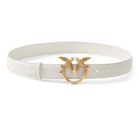 PINKO ceinture Love Berry H3 Belt W85 White - Antique Gold