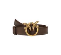 PINKO Ceinture 'LOVE BERRY' marron / or, Taille 95