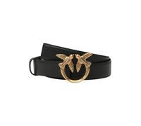 PINKO Ceinture 'Love Berry' or / noir, Taille 105
