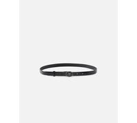 Pinko ceinture ronde en email H2. veau bas ss26 NERO-LIGHT GOLD (Z99L) S