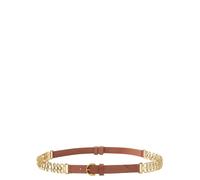 Pinko - Chain Insert Belt - Femme - Accessoires - Brun - Taille: XS