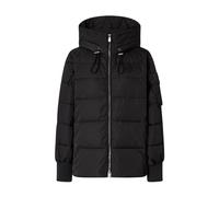 Pinko - Chaquetón crusca cappa tela mat patc - Femme - Vestes - Noir - Taille: 38 FR
