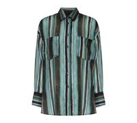 Pinko - Chemise à Poches de Poitrine Rayée - Femme - Blouses et Chemises - Multicolore - Taille: 40 FR