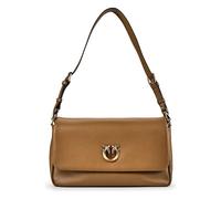 PINKO Click Soft Classic Sac à bandoulière Cuir véritable 32 cm beige