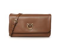 Pinko Sac bandoulière Click Soft Horizontal Femme Brun Taille unique
