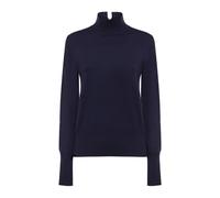 Pinko - Col roulés - Femme - Pulls - Bleu - Taille: 42 FR