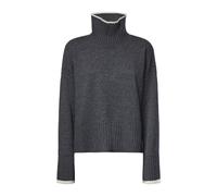 Pinko - Col roulés - Femme - Pulls - Gris - Taille: 40 FR