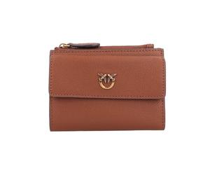 PINKO Compact Porte-monnaie Cuir 12.5 cm brun