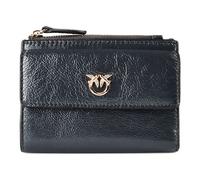 PINKO Compact Wallet Porte-monnaie Cuir 13 cm noir