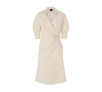 Pinko - Cotton Dress - Femme - Robes - Beige - Taille: 38 FR