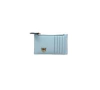 Pinko Cuir Porte-Cartes Airone Cardholder Azzurro Celeste Bleu Clair