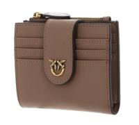 Pinko Cuir Porte-Monnaie Multi Purpose Wallet Biscotto Zenzero - Antique Gold Taupe
