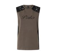 Pinko - Dawn Vintage Tank - Femme - Tops - Brun - Taille: 38 FR