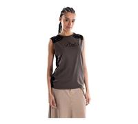Pinko - Débardeur à col rond - Femme - Tops - Brun - Taille: 38 FR