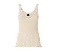 Pinko - Débardeur côtelé - Femme - Tops - Blanc - Taille: 38 FR