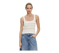 Pinko - Débardeur en coton - Femme - Tops - Blanc - Taille: 40 FR