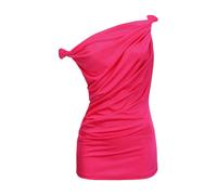 Pinko - Débardeur en jersey brillant - Femme - Tops - Rose - Taille: 36 FR