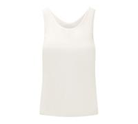 Pinko - Débardeur en Soie Lavée aux Sables - Femme - Tops - Blanc - Taille: 40 FR