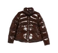 Pinko - Doudoune Courte Mirco - Femme - Vestes - Brun - Taille: 38 FR