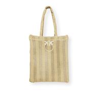 Pinko - Easy Tote Bag - unisex - Sacs - Beige - Taille: ONE Size