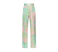 Pinko - Élégant Satin Lucido Vert Rose - Femme - Pantalons - Multicolore - Taille: 40 FR