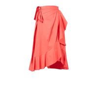 Pinko - Élégante Jupe Midi Portefeuille - Femme - Jupes - Orange - Taille: 38 FR