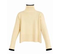 Pinko - Falkland Turtleneck - Femme - Pulls - Beige - Taille: 36 FR