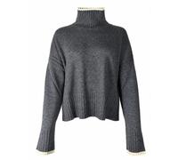 Pinko - Falkland Turtleneck - Femme - Pulls - Gris - Taille: 40 FR