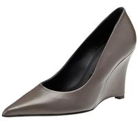 Pinko Femme Abaco Décollete Nappa Escarpins, I90 Dark Grey, 35 EU
