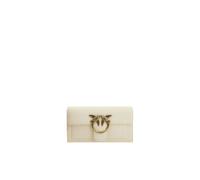 Pinko, Femme, Accessoires, Blanc, Taille: ONE Size Love One Wallet