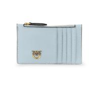Pinko, Femme, Accessoires, Bleu, Taille: ONE Size Love Birds Zip Wallet
