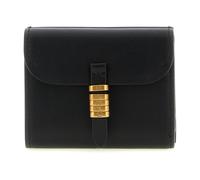 Pinko, Femme, Accessoires, Noir, Taille: ONE Size Portefeuille en Cuir de Veau Sella
